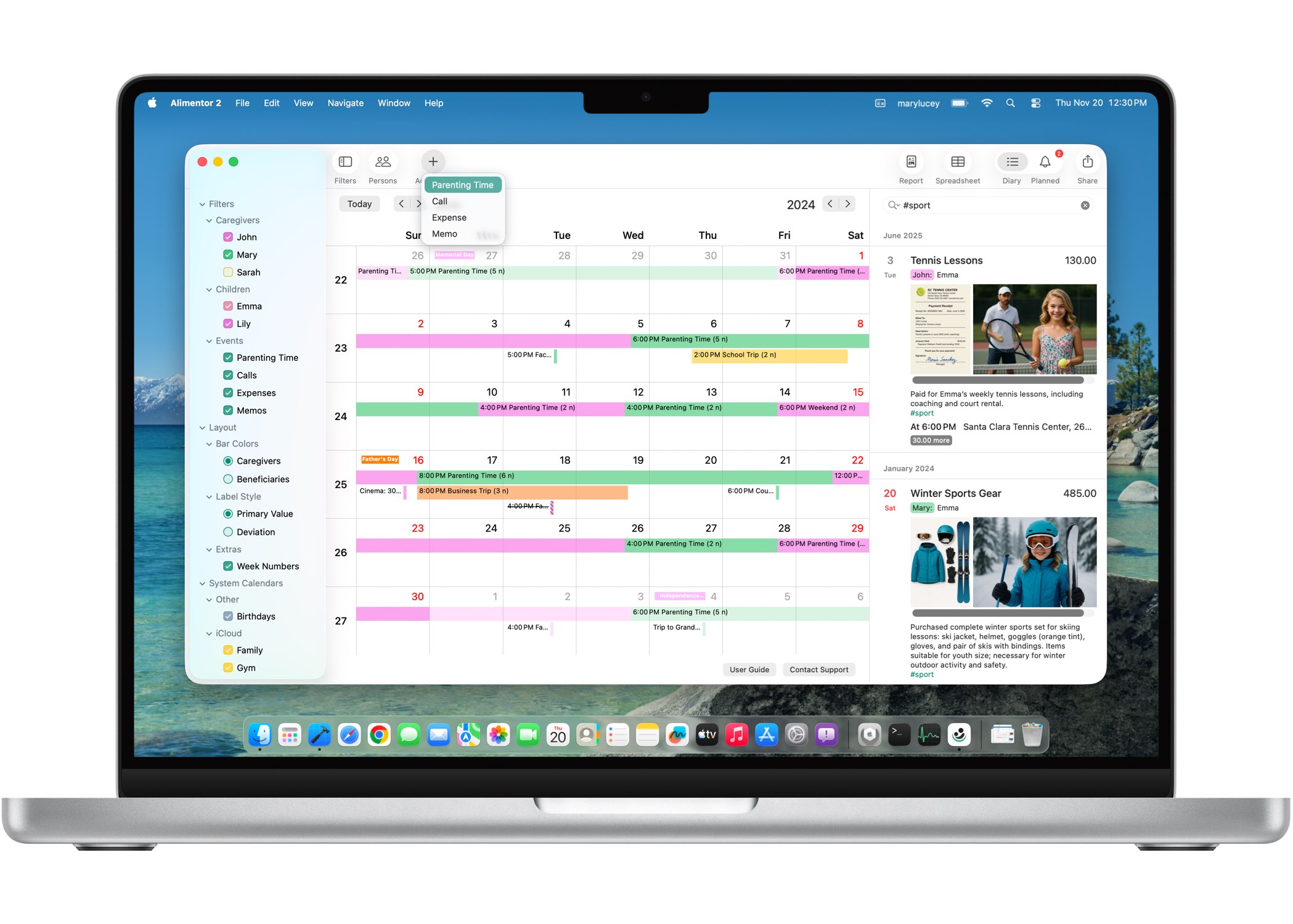 Main window with Liquid Glass design on macOS