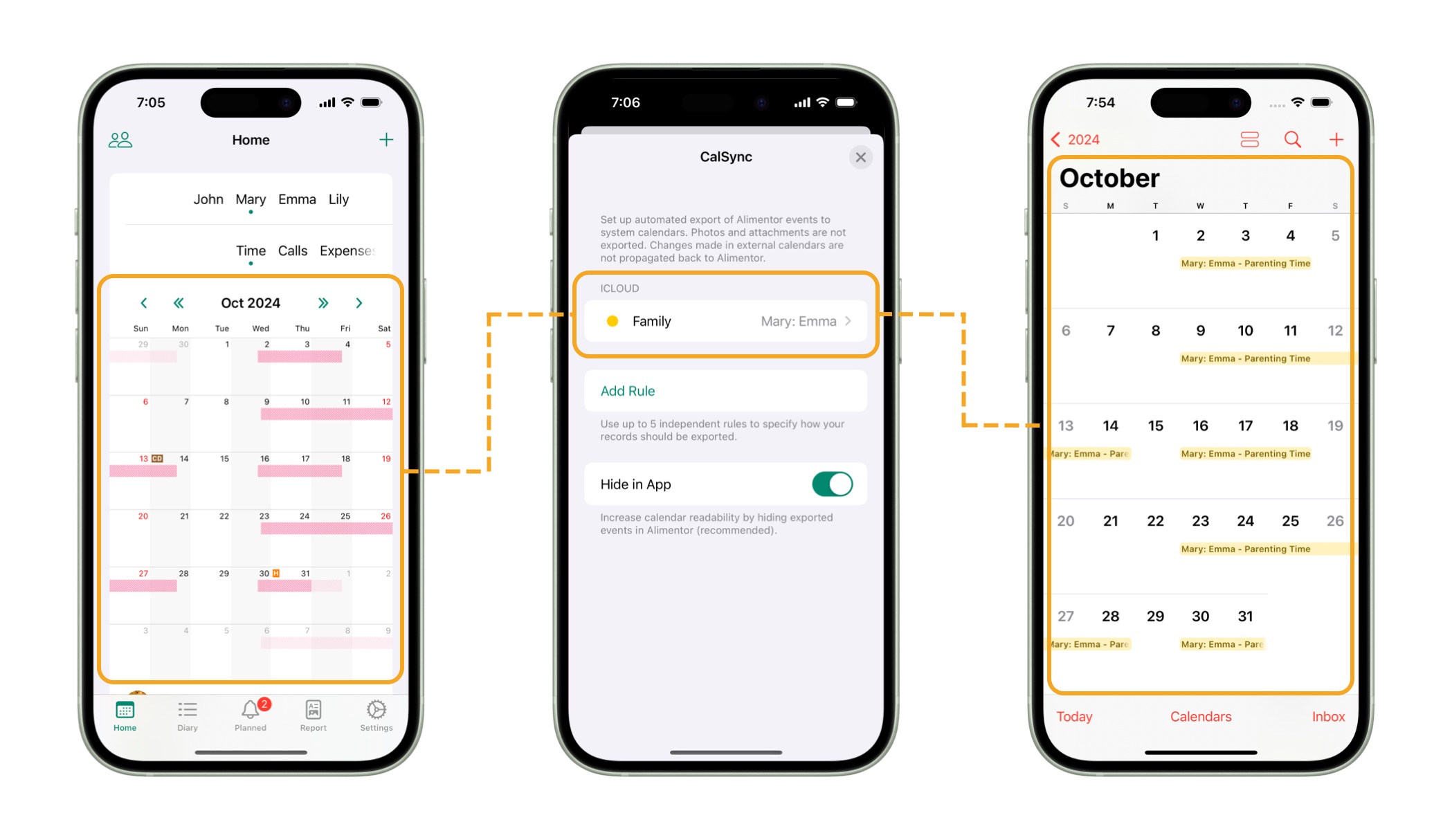 CalSync - Exporting events to external calendars