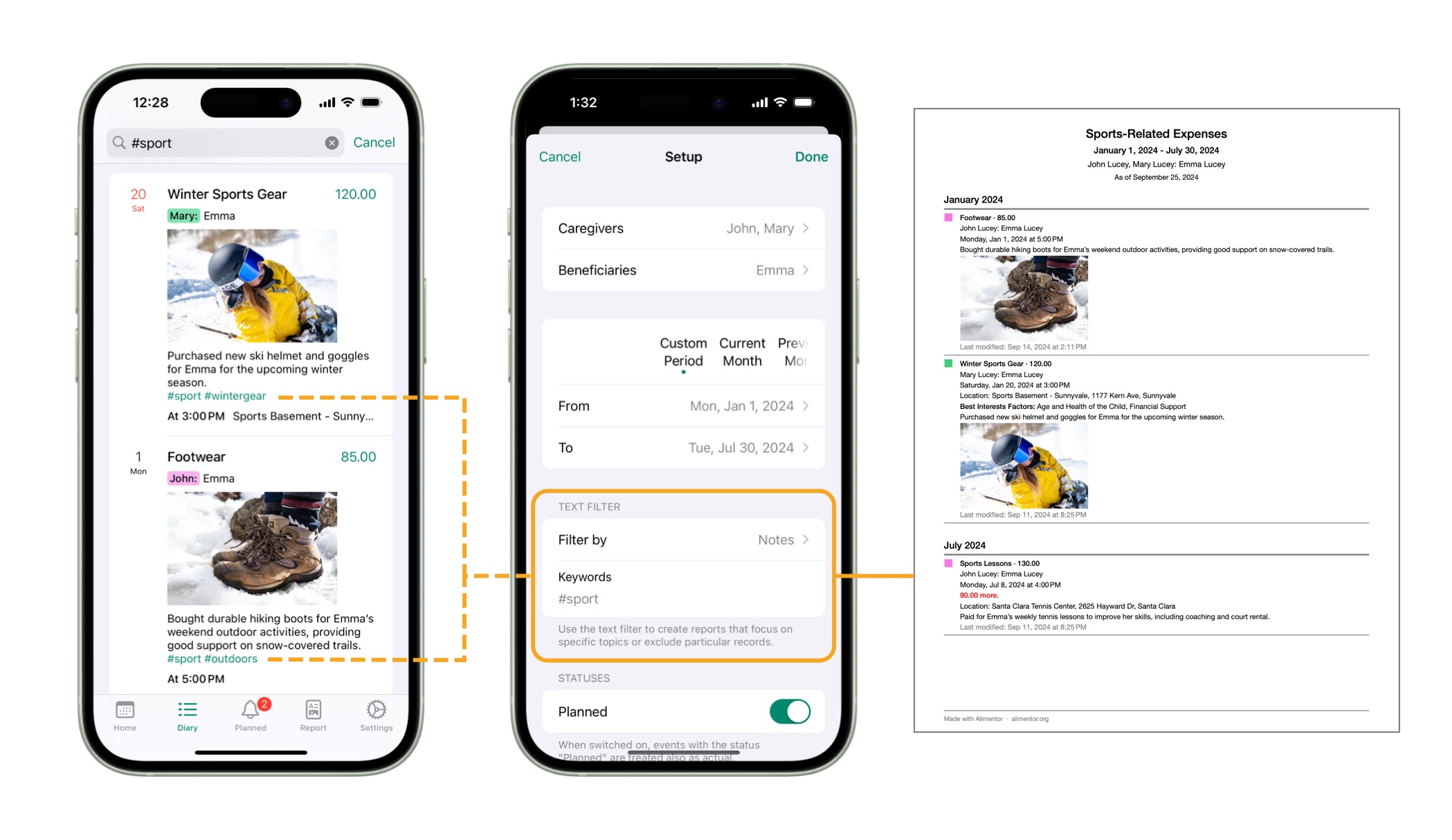 Creating Custom Court-Ready Custody Report